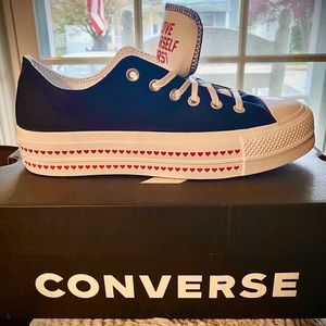 CONVERSE Love Fearlessly platform sneakers